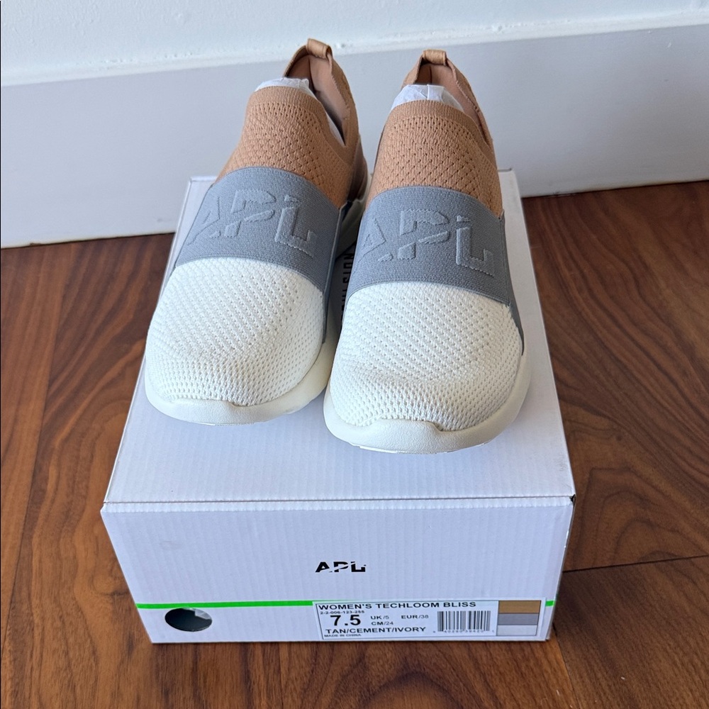 APL Women's Techloom Bliss Sneakers - Tan, Gray, and White